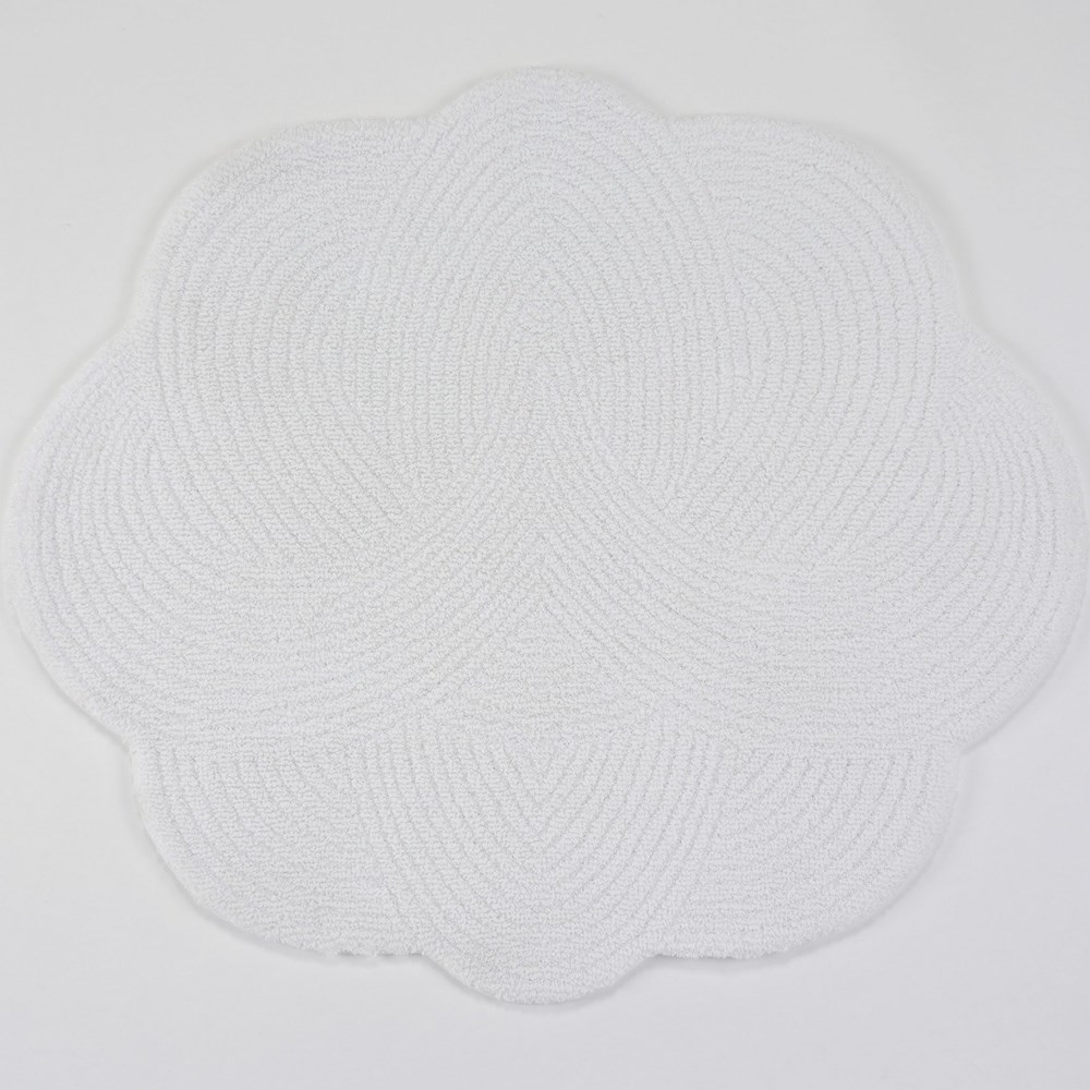 Kyoto 110 Circle Bath Mat by Designer Abyss & Habidecor